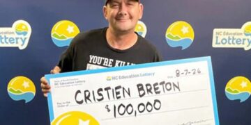 NC man wins lottery for second time — here is what he plans to do with the jackpot