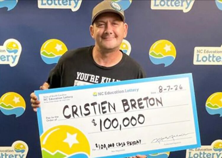 NC man wins lottery for second time — here is what he plans to do with the jackpot