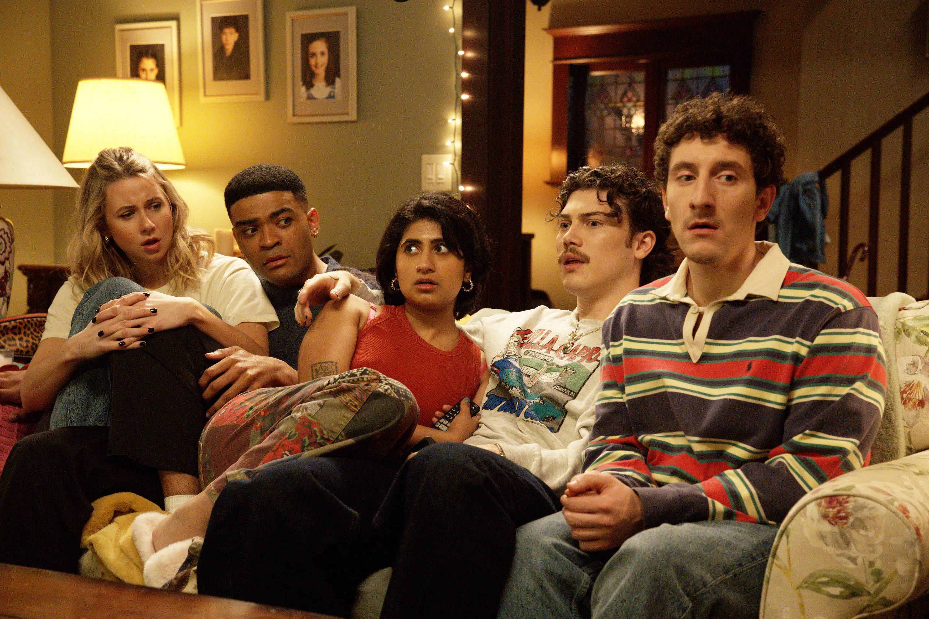 (l-r) Lucy Freyer, Owen Thiele, Amita Rao, Jack Innanen, Malik Elassal