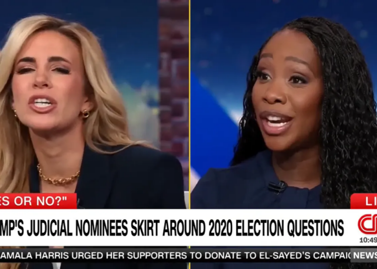 ‘That’s what’s cringe?’ Laughter erupts as MAGA pundit reveals her real target