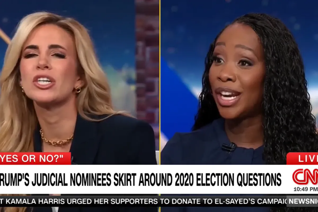 ‘That’s what’s cringe?’ Laughter erupts as MAGA pundit reveals her real target