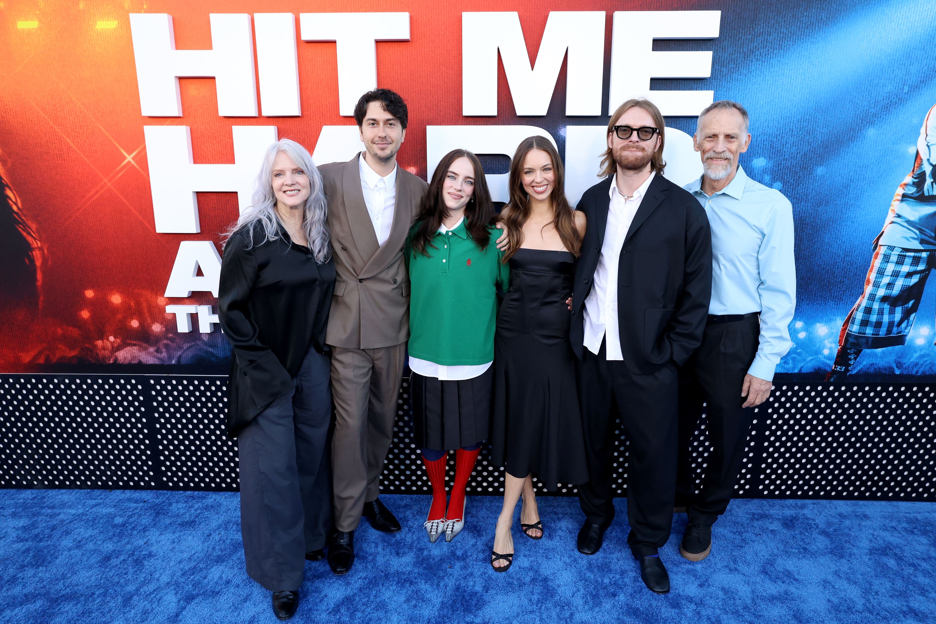 Maggie Baird, Nat Wolff, Billie Eilish, Claudia Sulewski, FINNEAS, and Patrick O'Connell attend the