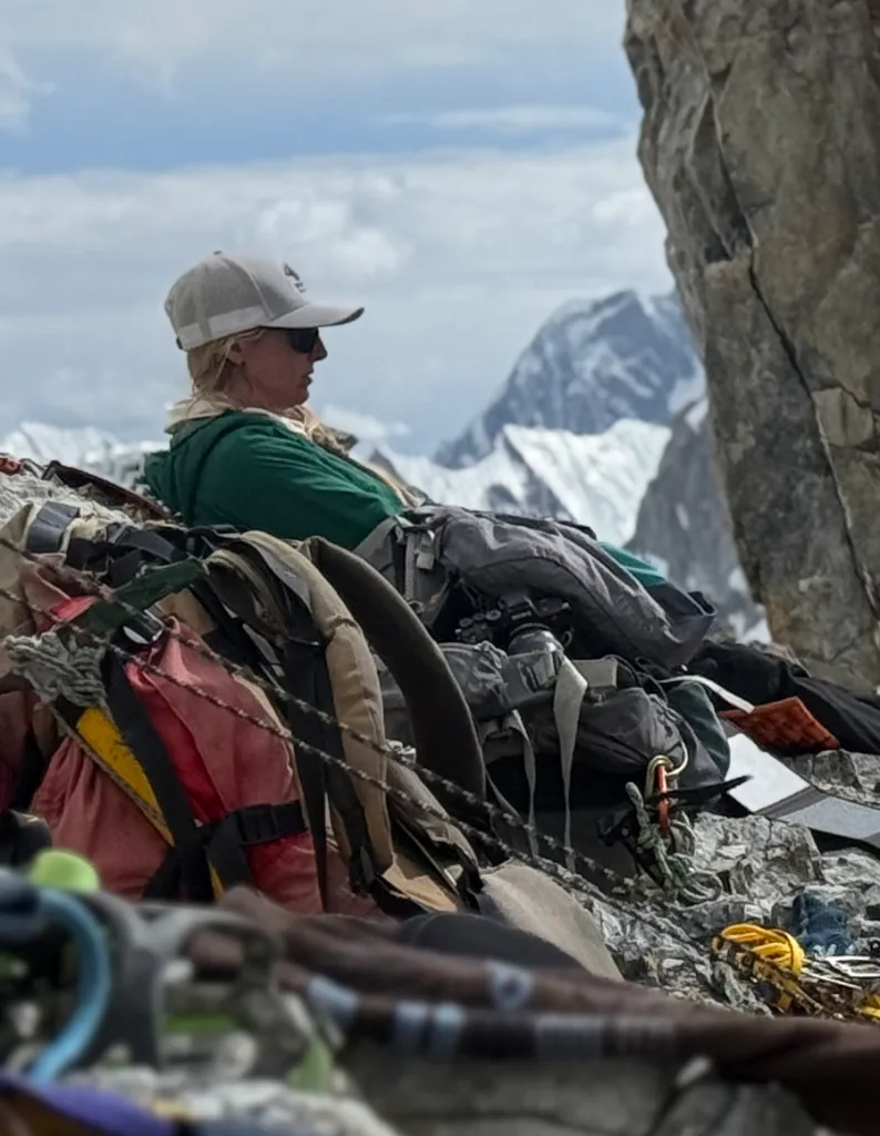 Sarah Mallory Geis was climbing Broad Peak in Pakistan's Karakoram mountain range with an international group of at least 10 people when they went missing on Thursday.