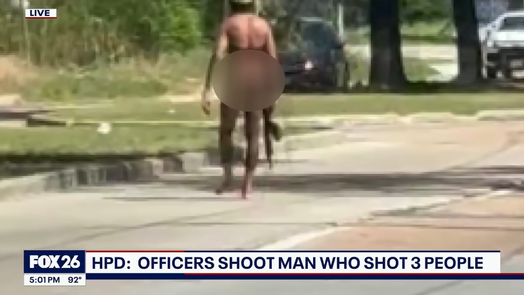 The accused gunman was shot multiple times and taken to a hospital.
