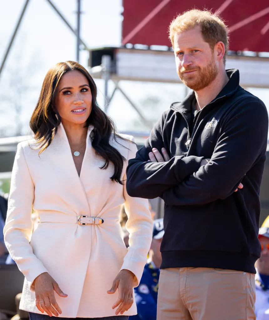 Meghan, Duchess of Sussex and Prince Harry, Duke of Sussex, at the Invictus Games 2020.