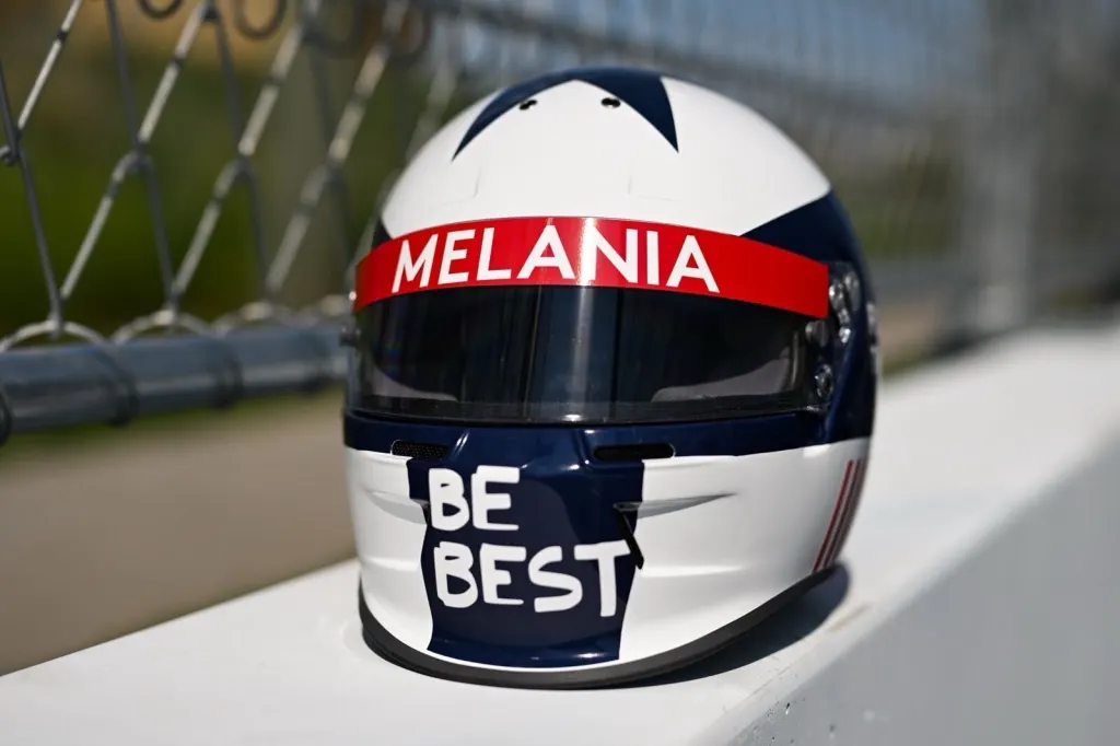 IndyCar helmet with 