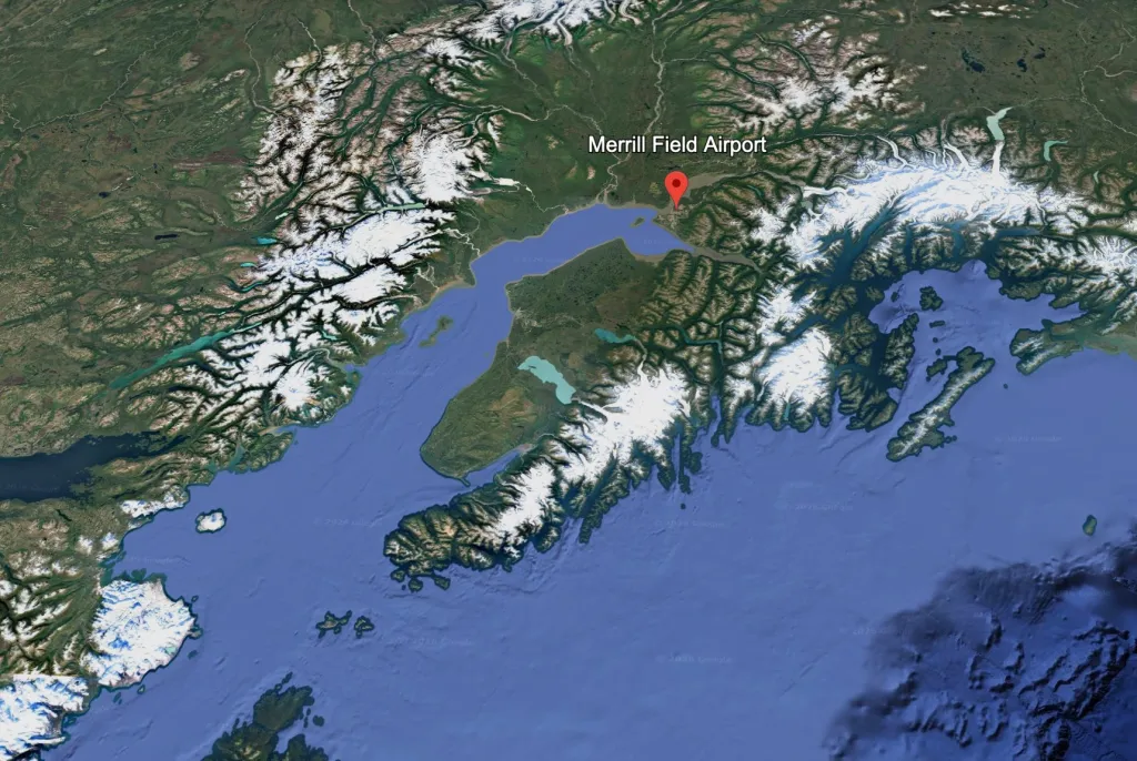 The aircraft, a Piper PA-24-260, was heading for an airport in the small town of Seldovia after taking off from Merrill Field Airport in Anchorage when it crashed at around 1:18 p.m.