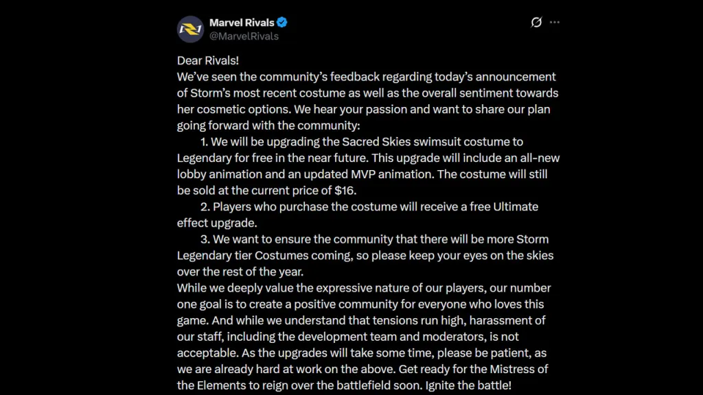 NetEase Responds to Storm Summer Skin Backlash