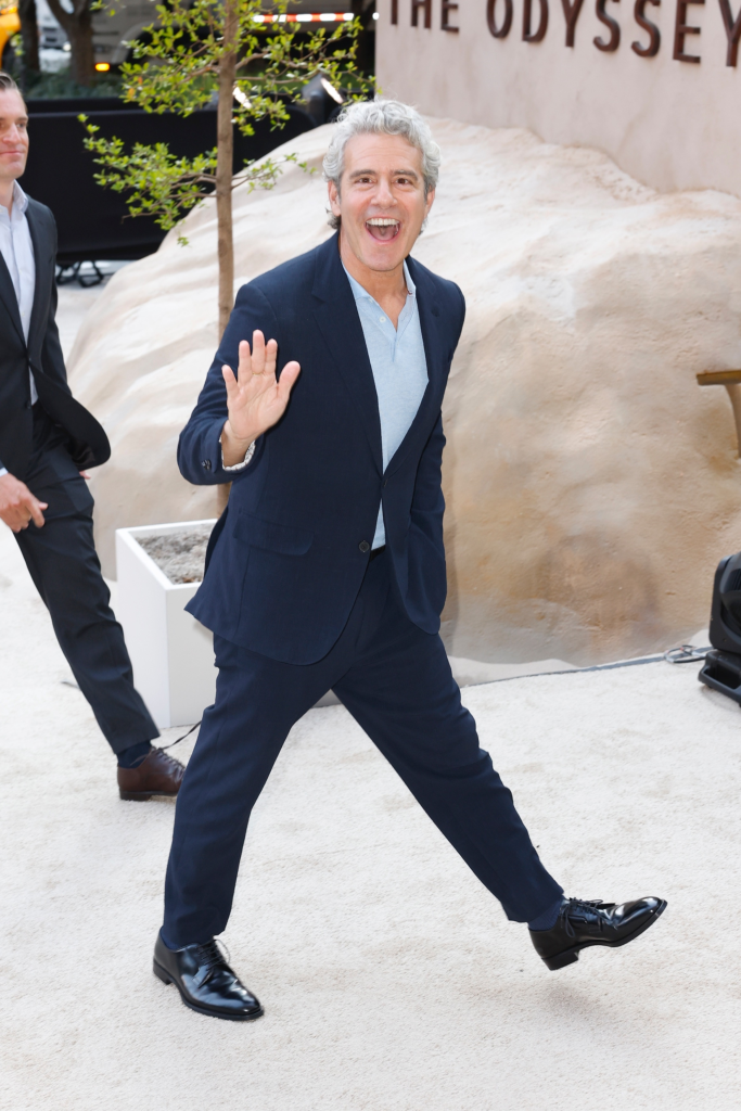 Andy Cohen on the red carpet of