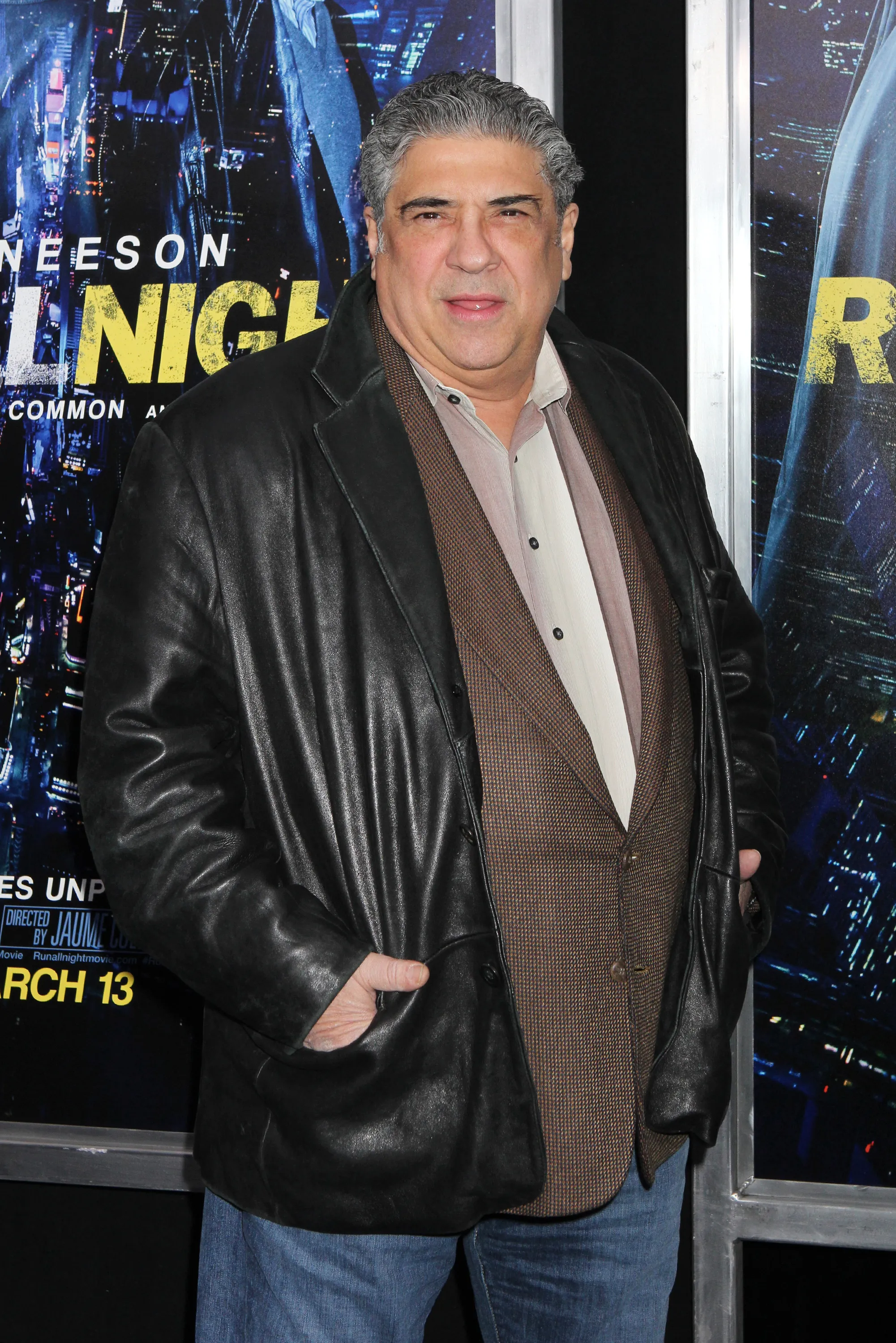 Vincent Pastore poses for a photo.