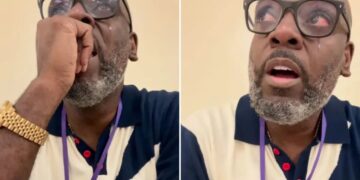 Texas teacher breaks down in tears during class after his senior students struggled to read, write