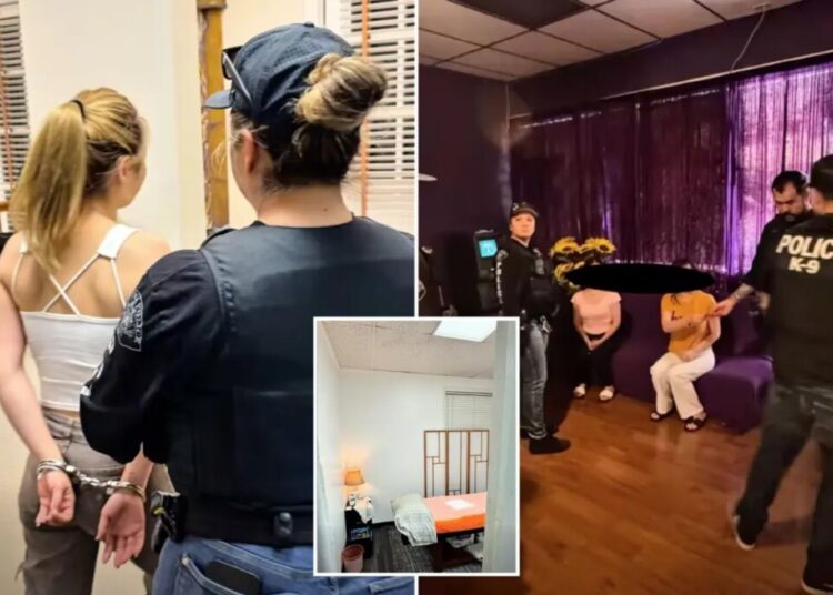 Police peel back curtain on alleged sex parlors busted in sprawling SoCal sting