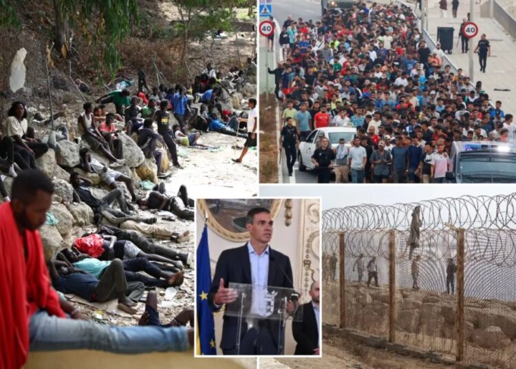 Socialist Spanish PM blasts Giorgia Meloni over restored border controls after Ceuta surge, demands emergency meeting
