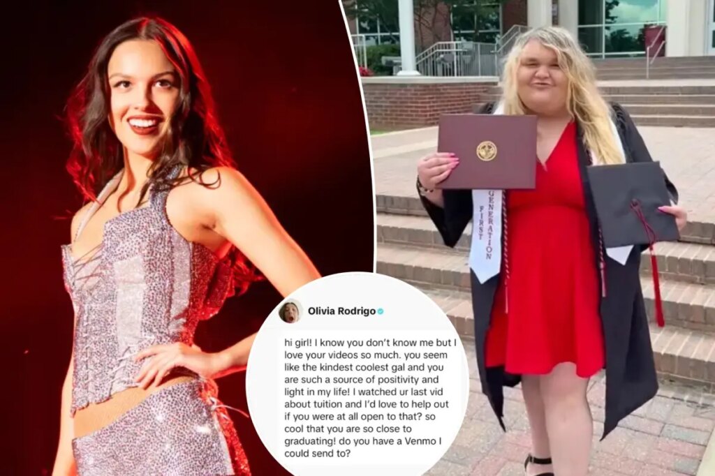 Olivia Rodrigo secretly helps pay off University of Alabama student’s college tuition