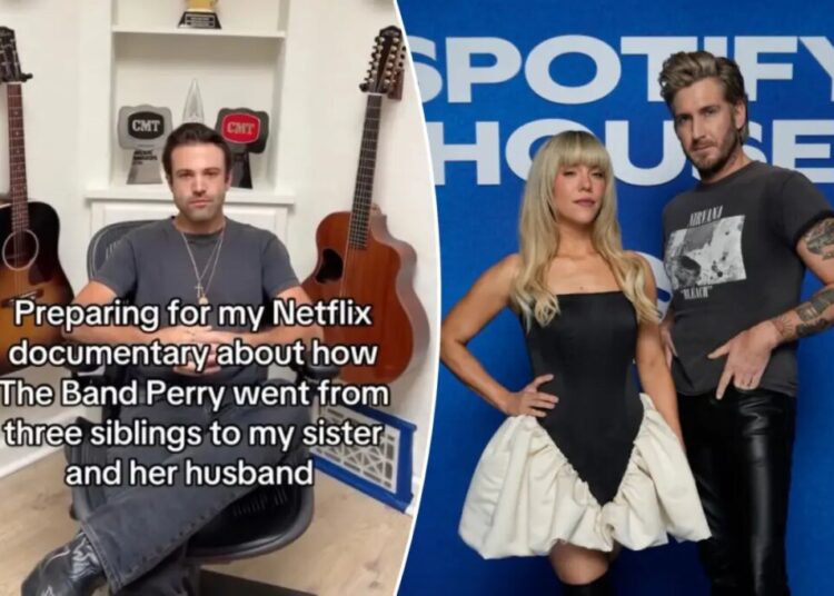The Band Perry’s Neil Perry accuses sister Kimberly of firing him from band in favor of her husband