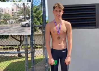 Naked champion swimmer accused of beating security guard to death with water bottle at Hawaiian resort