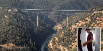 Desperate search for hiker, 24, who vanished in California canyon prowled by bears, lions and snakes