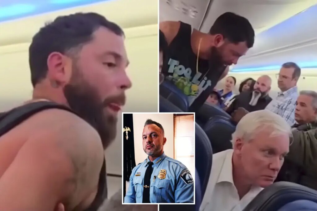 Retired Minneapolis police chief helps subdue United Airlines passenger after alleged alcohol-cutoff outburst