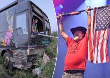 Country star Colt Ford breaks shoulder, ‘pulled through windshield’ after tour bus crash