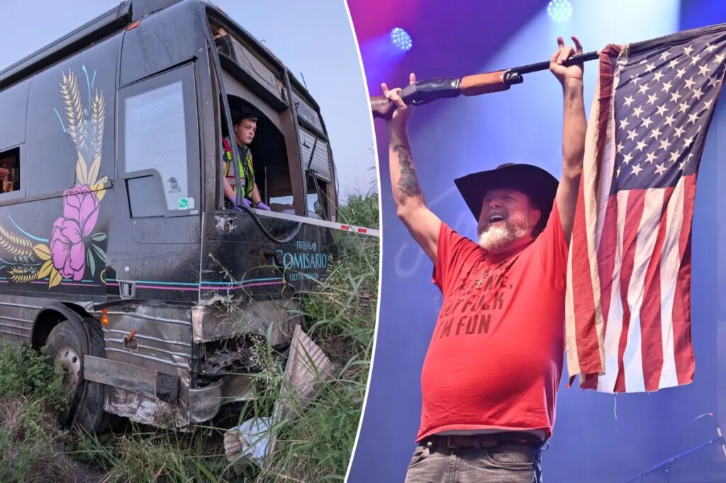 Country star Colt Ford breaks shoulder, ‘pulled through windshield’ after tour bus crash