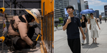 A.C. Vests and UV Parasols: East Asia Deploys Heat-Fighting Gadgets