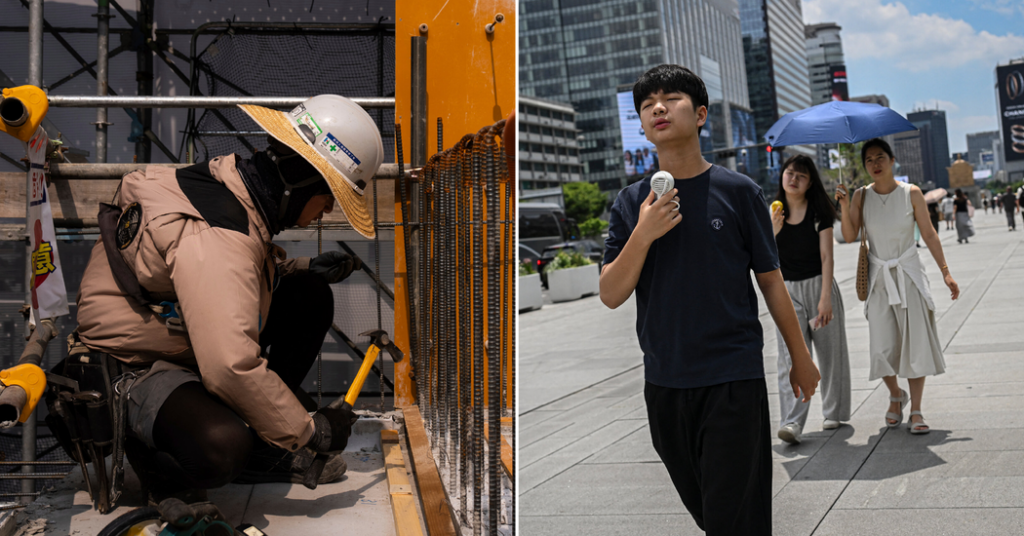A.C. Vests and UV Parasols: East Asia Deploys Heat-Fighting Gadgets