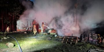 Man Flees Fire at His Home in Stolen Rescue Truck, Police Say