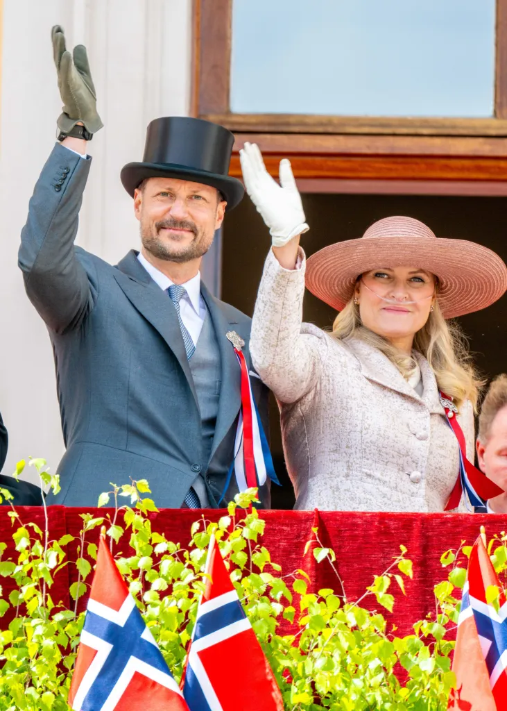 Crown Prince Haakon of Norway and Crown Princess Mette-Marit are pictured on Thursday in Oslo, Norway.
