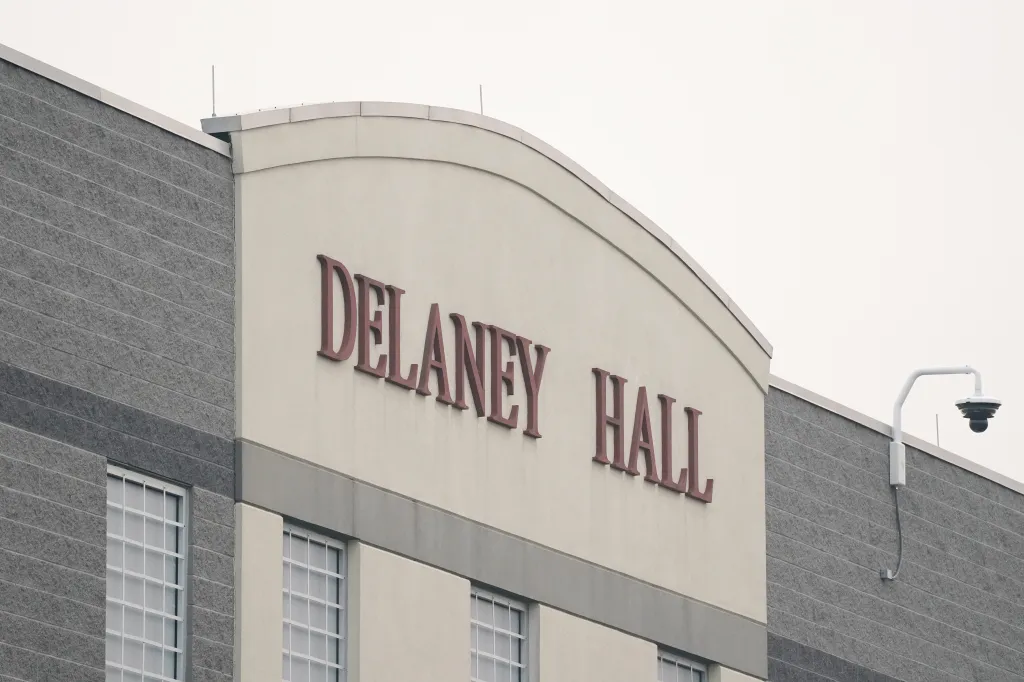 Delaney Hall is a private prison used by the United States ICE (Immigration and Customs Enforcement) agency to hold illegal immigrants. (Photo © Christopher Sadowski 2026)