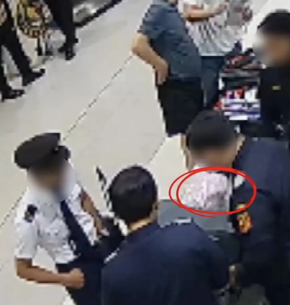 A video grab shows the moment a pilot is caught trying to smuggle 57 pounds of ecstasy and methamphetamine in his luggage on Tuesday, August 4, 2026, at Soekarno-Hatta International Airport in Jakarta, Indonesia. 