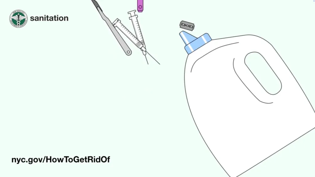 how to dispose of needles