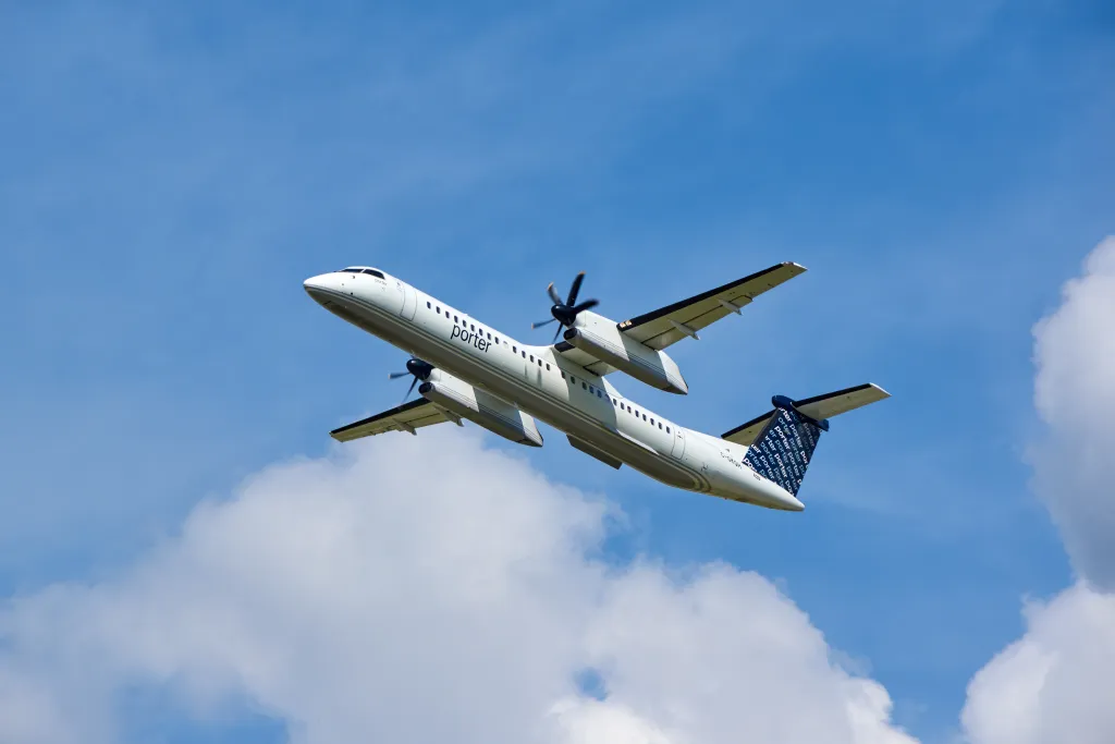 Porter Airlines plane.