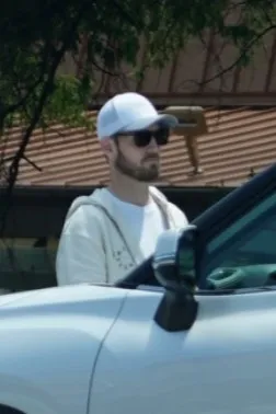 Brian Hickerson looking out from a car window.