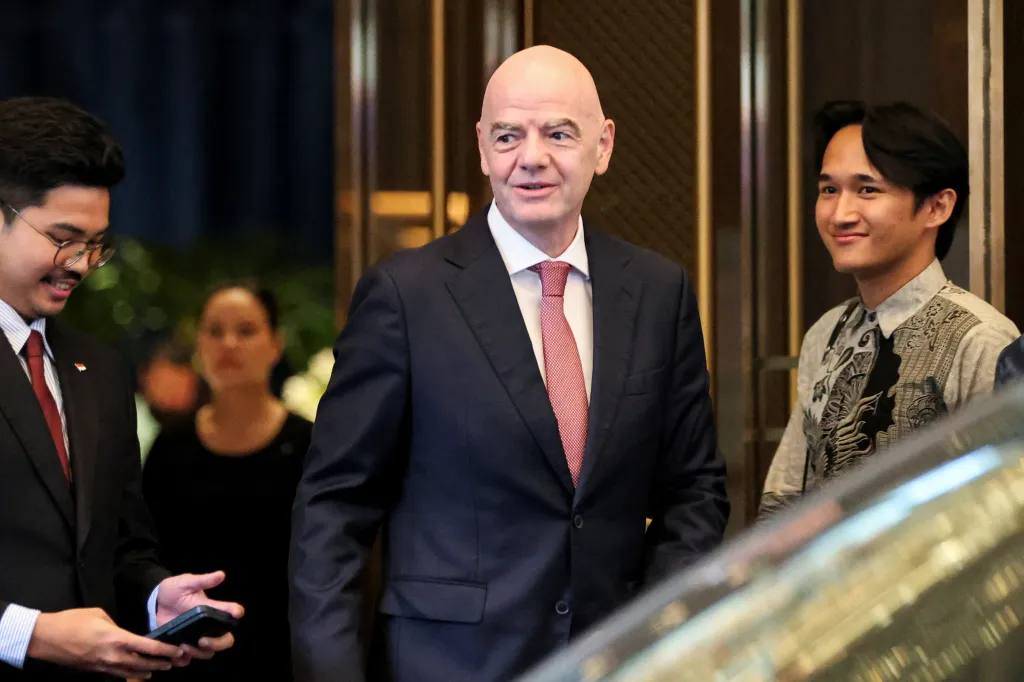 FIFA President Gianni Infantino is at the center of a contemplated Swiss criminal proceeding over the collapsed FIFA Forward Enterprise proposal.