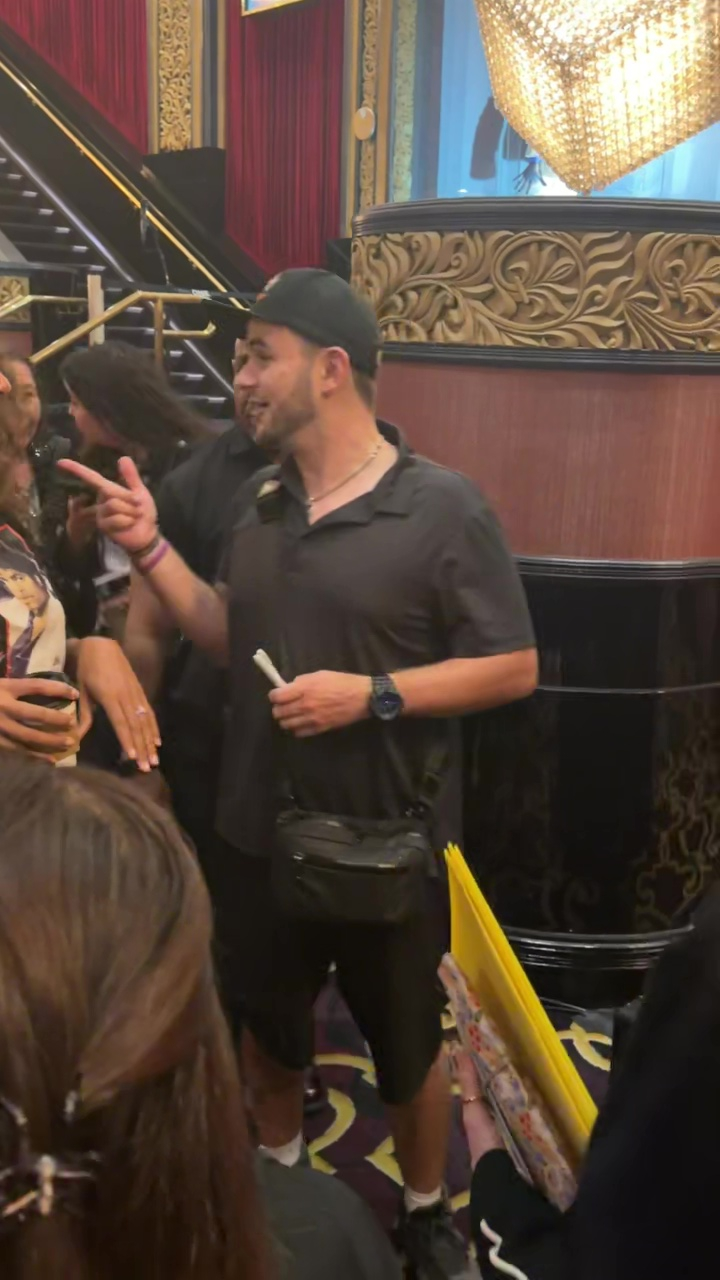 Prince Jackson chatting with fans.