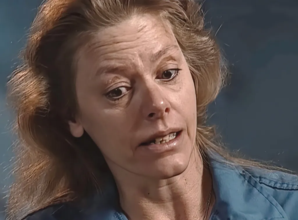 Archival footage shows Aileen Wuornos talking.