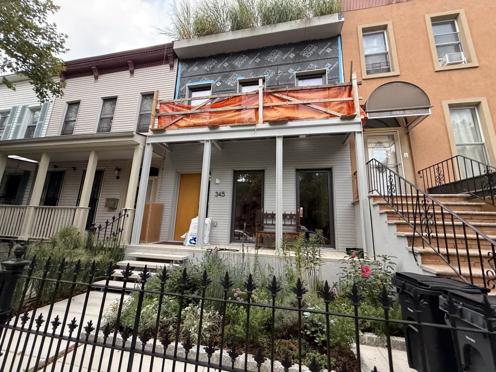 Gustavo Gordillo's $1.5 million townhouse at 345 Decatur Street in Brooklyn.