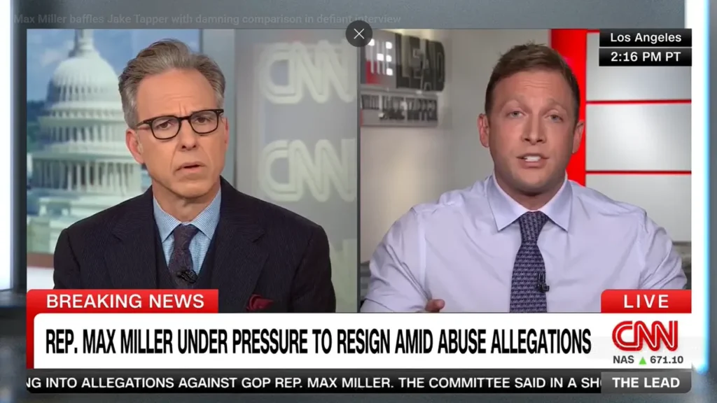 Max Miller draws damning comparison during defiant CNN interview: ‘He was resilient’