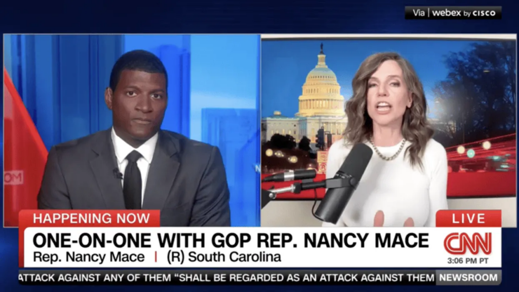 Sparks fly on CNN after Nancy Mace confronted over ‘Trojan horse’ comments