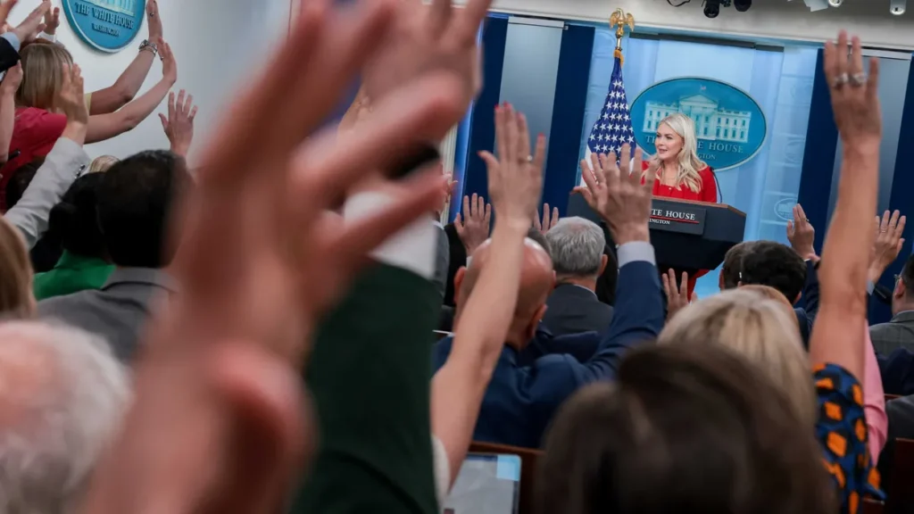 Trump weighs press secretary shakeup with new hiring rule in mind: report