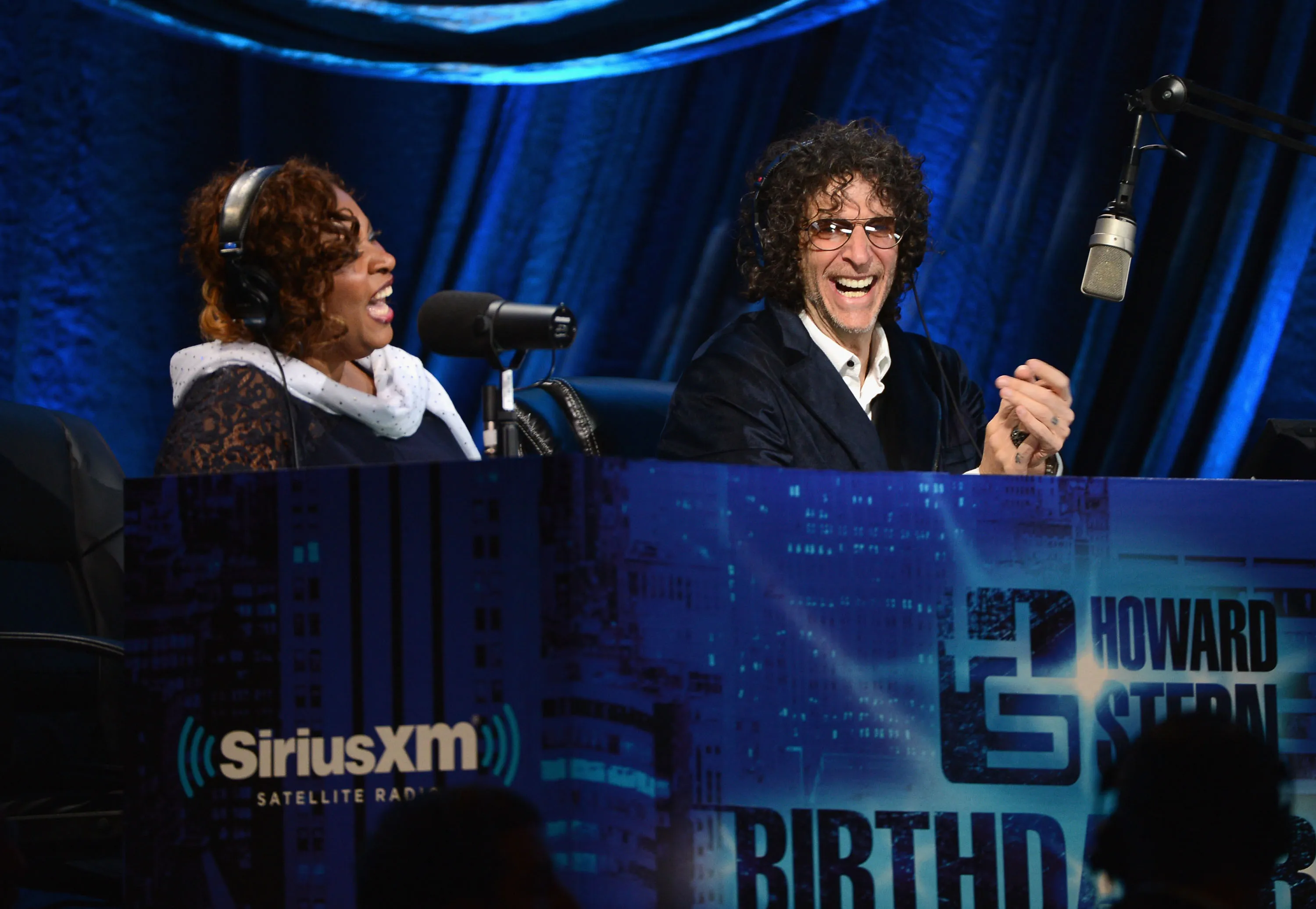 Robin Quivers and Howard Stern.