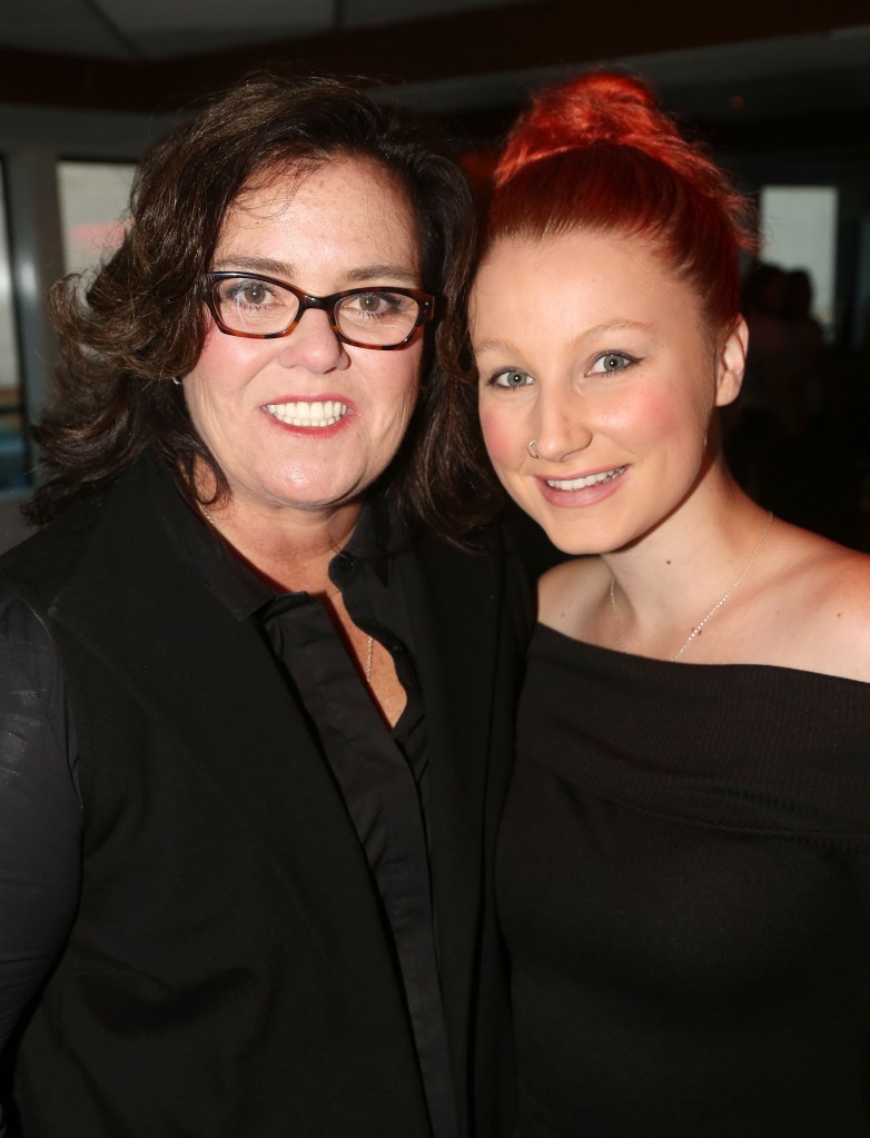 Rosie O'Donnell and Chelsea Belle O'Donnell smiling at an event.