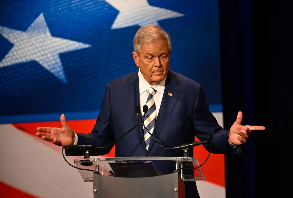 US Representative Ralph Norman speaking at a debate.