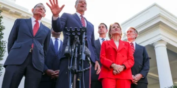 Trump’s Thune feud backfires as Republicans flock to Senate leader’s side