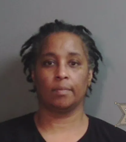 Mugshot of Lytonja Barfield, accused of triggering false active shooter alerts.
