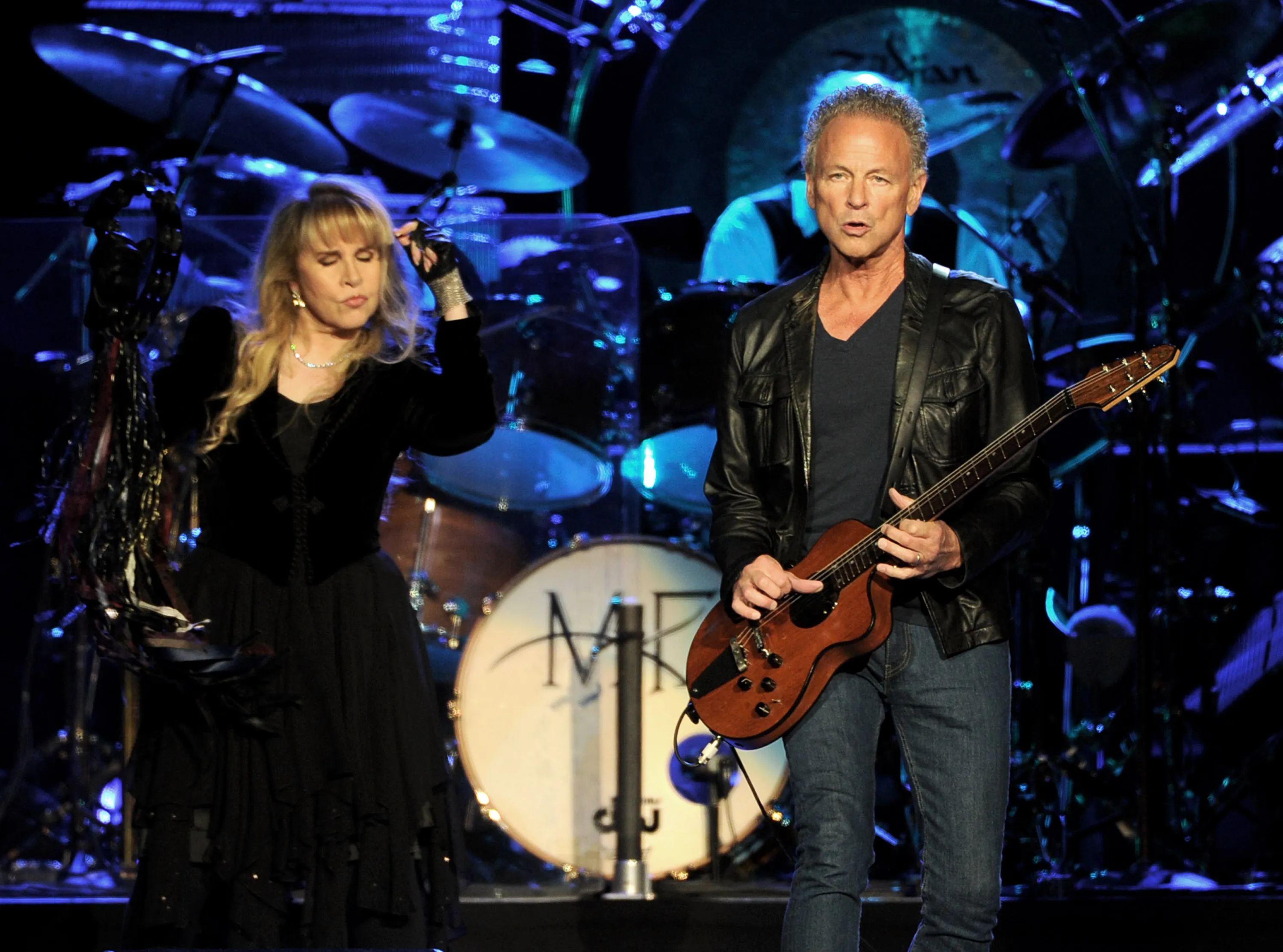 Stevie Nicks and Lindsey Buckingham in 2013