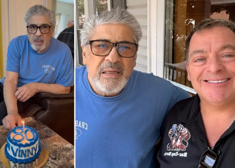 ‘Sopranos’ star Vincent Pastore seen celebrating 80th birthday with ‘right-hand man’ weeks before death