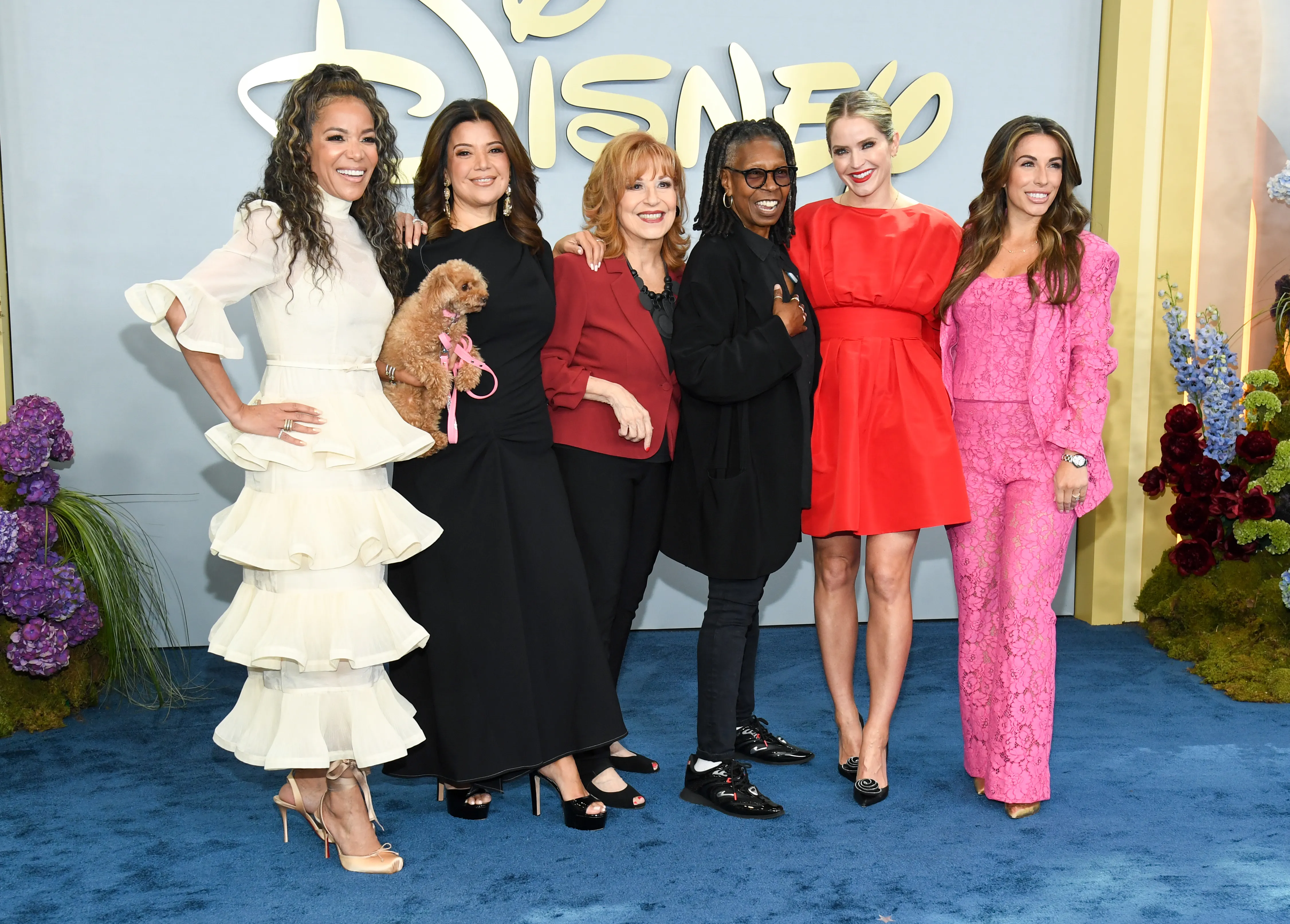 Sunny Hostin, Ana Navarro, Joy Behar, Whoopi Goldberg, Sara Haines and Alyssa Farah Griffin of
