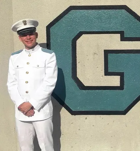 Dustin Rose attended The Citadel Military College of South Carolina but was back home on break.