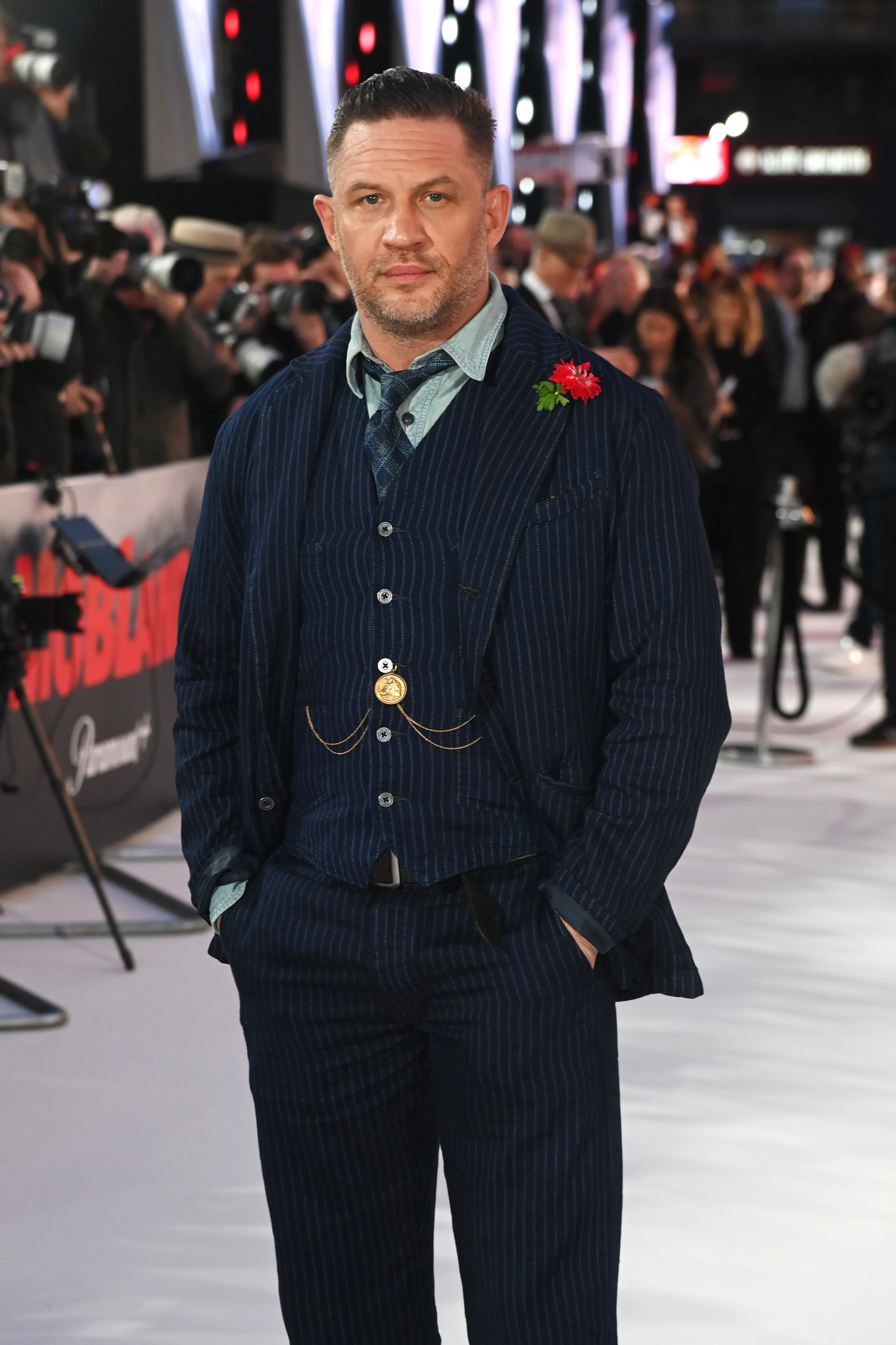 Tom Hardy attends the Global Premiere of 